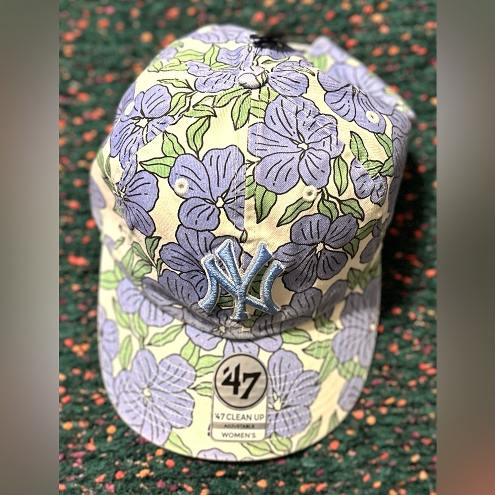 ‼️RARE‼️🎸’47 x Anthropologie🎸🔥NWT🔥Florentina Floral Baseball Cap - Picture 5 of 16